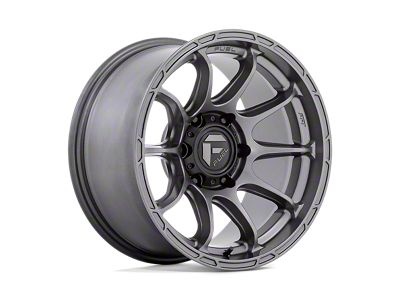 Fuel Wheels Variant Matte Gunmetal Wheel; 17x9; 1mm Offset (20-24 Jeep Gladiator JT)