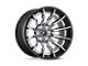 Fuel Wheels Burn Chrome with Gloss Black Lip Wheel; 20x9; 1mm Offset (05-10 Jeep Grand Cherokee WK)