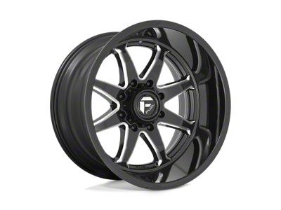 Fuel Wheels Hammer Gloss Black Milled Wheel; 20x9; 1mm Offset (05-10 Jeep Grand Cherokee WK)