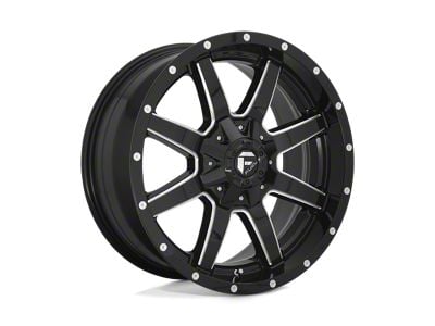 Fuel Wheels Maverick Gloss Black Milled Wheel; 17x8.5; 25mm Offset (99-04 Jeep Grand Cherokee WJ)