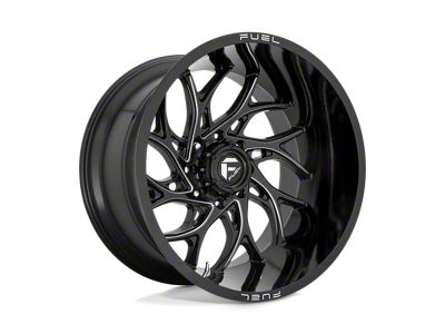 Fuel Wheels Runner Gloss Black Milled Wheel; 20x9; 1mm Offset (99-04 Jeep Grand Cherokee WJ)