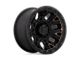 Fuel Wheels Traction Matte Black with Double Dark Tint Wheel; 17x9; 1mm Offset (99-04 Jeep Grand Cherokee WJ)