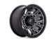 Fuel Wheels Traction Matte Gunmetal with Black Ring Wheel; 17x9; 1mm Offset (99-04 Jeep Grand Cherokee WJ)