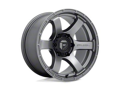 Fuel Wheels Rush Matte Gunmetal Wheel; 18x9; 1mm Offset (11-21 Jeep Grand Cherokee WK2)