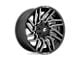 Fuel Wheels Typhoon Gloss Black Milled Wheel; 20x9; 1mm Offset (11-21 Jeep Grand Cherokee WK2)