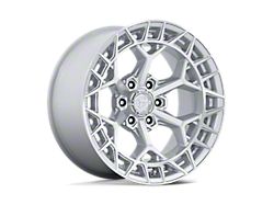 Fuel Wheels Charger Gloss Silver with Machined Face Wheel; 17x9; 1mm Offset (07-18 Jeep Wrangler JK)