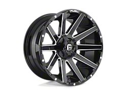 Fuel Wheels Contra Gloss Black Milled Wheel; 24x14; -75mm Offset (07-18 Jeep Wrangler JK)