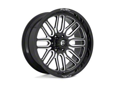 Fuel Wheels Ignite Gloss Black Milled Wheel; 20x9; 1mm Offset (07-18 Jeep Wrangler JK)