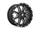 Fuel Wheels Maverick Matte Black Milled Wheel; 17x8.5; 25mm Offset (07-18 Jeep Wrangler JK)