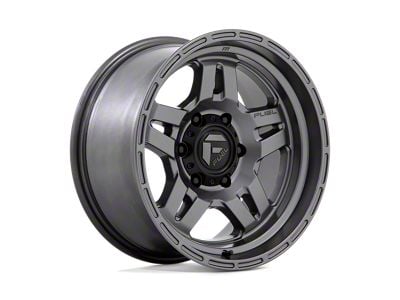 Fuel Wheels Oxide Matte Gunmetal Wheel; 18x9; 1mm Offset (07-18 Jeep Wrangler JK)