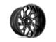 Fuel Wheels Runner Gloss Black Milled Wheel; 20x9; 1mm Offset (07-18 Jeep Wrangler JK)