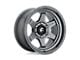 Fuel Wheels Shok Matte Anthracite Wheel; 17x9; 1mm Offset (07-18 Jeep Wrangler JK)