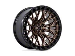 Fuel Wheels Sigma Matte Bronze with Matte Black Lip Wheel; 20x10; -18mm Offset (07-18 Jeep Wrangler JK)