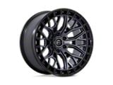 Fuel Wheels Sigma Matte Gunmetal with Matte Black Lip Wheel; 20x10; -18mm Offset (07-18 Jeep Wrangler JK)