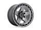 Fuel Wheels Warp Matte Gunmetal Wheel; 17x9; -12mm Offset (07-18 Jeep Wrangler JK)