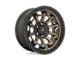 Fuel Wheels Covert Matte Bronze with Black Bead Ring Wheel; 17x9; 1mm Offset (18-24 Jeep Wrangler JL)