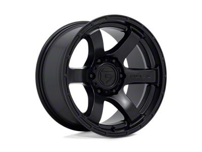 Fuel Wheels Rush Satin Black Wheel; 18x9; 1mm Offset (18-24 Jeep Wrangler JL)