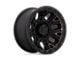 Fuel Wheels Traction Matte Black with Double Dark Tint Wheel; 17x9; 1mm Offset (18-24 Jeep Wrangler JL)