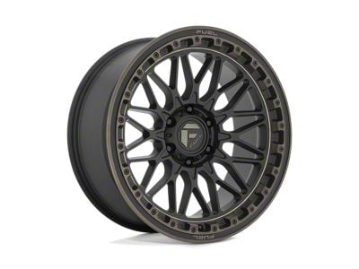 Fuel Wheels Trigger Matte Black with Dark Tint Wheel; 17x9; 1mm Offset (18-24 Jeep Wrangler JL)