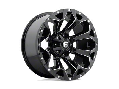 Fuel Wheels Assault Gloss Black Milled Wheel; 18x9; -12mm Offset (87-95 Jeep Wrangler YJ)