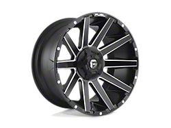 Fuel Wheels Contra Matte Black Milled Wheel; 22x12; -44mm Offset (87-95 Jeep Wrangler YJ)