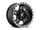 Fuel Wheels Anza Matte Black with Anthracite Ring 6-Lug Wheel; 17x8.5; 6mm Offset (03-09 4Runner)