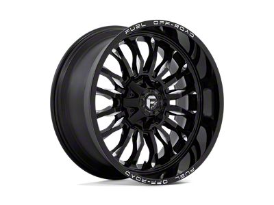 Fuel Wheels Arc Gloss Black Milled 6-Lug Wheel; 22x10; -18mm Offset (03-09 4Runner)