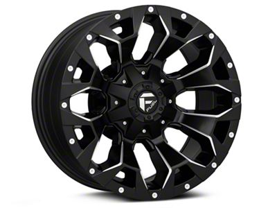 Fuel Wheels Assault Satin Black Milled 6-Lug Wheel; 20x9; 1mm Offset (03-09 4Runner)