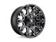 Fuel Wheels Battle Axe Gloss Black Milled 6-Lug Wheel; 17x9; -12mm Offset (03-09 4Runner)