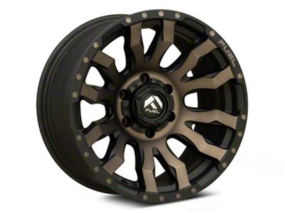 Fuel Wheels Blitz Matte Black with Dark Tint 6-Lug Wheel; 17x9; -12mm Offset (03-09 4Runner)