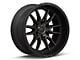 Fuel Wheels Clash Matte Black Double Dark Tint 6-Lug Wheel; 17x9; 1mm Offset (03-09 4Runner)