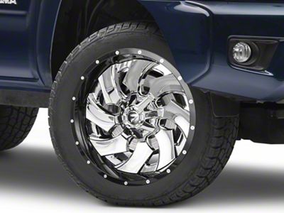 Fuel Wheels Cleaver Chrome with Gloss Black 6-Lug Wheel; 22x10; -13mm Offset (03-09 4Runner)