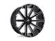 Fuel Wheels Contra Gloss Black Milled 6-Lug Wheel; 26x12; -44mm Offset (03-09 4Runner)