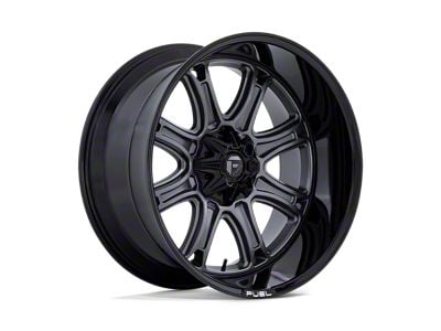 Fuel Wheels Darkstar Matte Gunmetal with Black Lip 6-Lug Wheel; 20x10; -18mm Offset (03-09 4Runner)