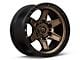 Fuel Wheels Kicker Matte Bronze with Black Bead Ring 6-Lug Wheel; 17x9; 1mm Offset (03-09 4Runner)