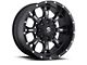 Fuel Wheels Krank Matte Black Milled 6-Lug Wheel; 20x10; -24mm Offset (03-09 4Runner)