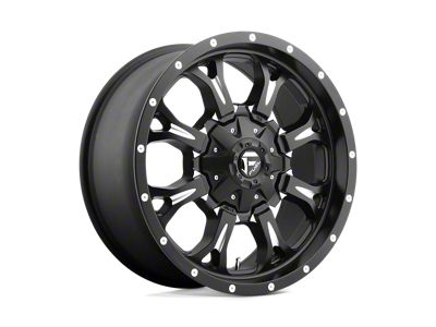 Fuel Wheels Krank Matte Black Milled 6-Lug Wheel; 20x9; 20mm Offset (03-09 4Runner)