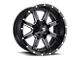 Fuel Wheels Maverick Gloss Black Milled 6-Lug Wheel; 18x9; 1mm Offset (03-09 4Runner)