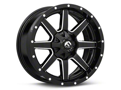 Fuel Wheels Maverick Gloss Black Milled 6-Lug Wheel; 20x10; -6mm Offset (03-09 4Runner)