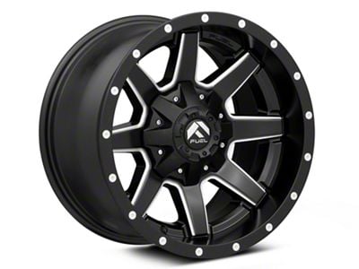 Fuel Wheels Maverick Matte Black Milled 6-Lug Wheel; 17x10; -24mm Offset (03-09 4Runner)