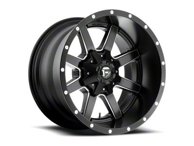 Fuel Wheels Maverick Matte Black Milled 6-Lug Wheel; 17x9; -12mm Offset (03-09 4Runner)