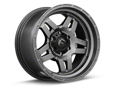 Fuel Wheels Oxide Matte Gunmetal 6-Lug Wheel; 17x8.5; 1mm Offset (03-09 4Runner)