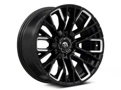 Fuel Wheels Rebar Gloss Black Milled 6-Lug Wheel; 20x9; 20mm Offset (03-09 4Runner)