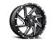 Fuel Wheels Renegade Matte Black Milled 6-Lug Wheel; 20x9; 20mm Offset (03-09 4Runner)