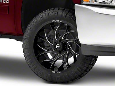 Fuel Wheels Runner Gloss Black Milled 6-Lug Wheel; 22x10; -18mm Offset (03-09 4Runner)