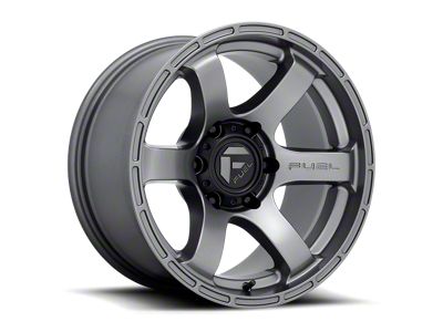 Fuel Wheels Rush Matte Gunmetal 6-Lug Wheel; 17x9; -12mm Offset (03-09 4Runner)