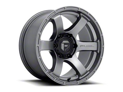 Fuel Wheels Rush Matte Gunmetal 6-Lug Wheel; 17x9; 1mm Offset (03-09 4Runner)