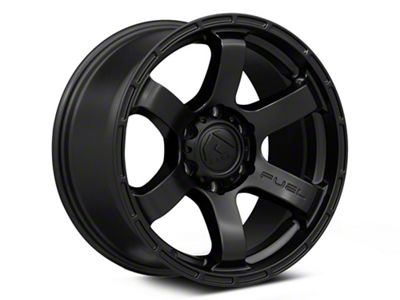 Fuel Wheels Rush Satin Black 6-Lug Wheel; 17x9; -12mm Offset (03-09 4Runner)