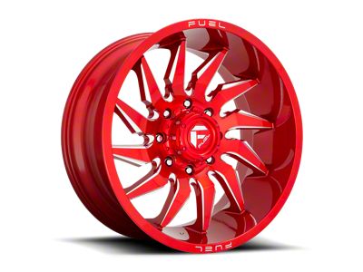 Fuel Wheels Saber Candy Red Milled 6-Lug Wheel; 24x12; -44mm Offset (03-09 4Runner)