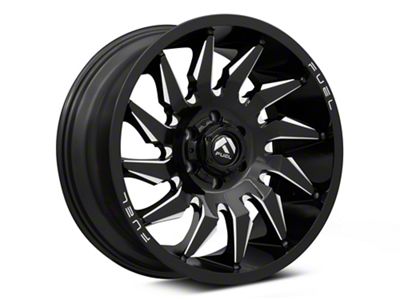 Fuel Wheels Saber Gloss Black Milled 6-Lug Wheel; 22x10; -18mm Offset (03-09 4Runner)